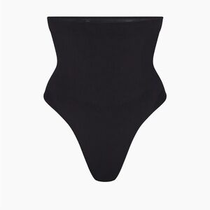 SKIMS Black High-Rise Shapewear Thong NWOT